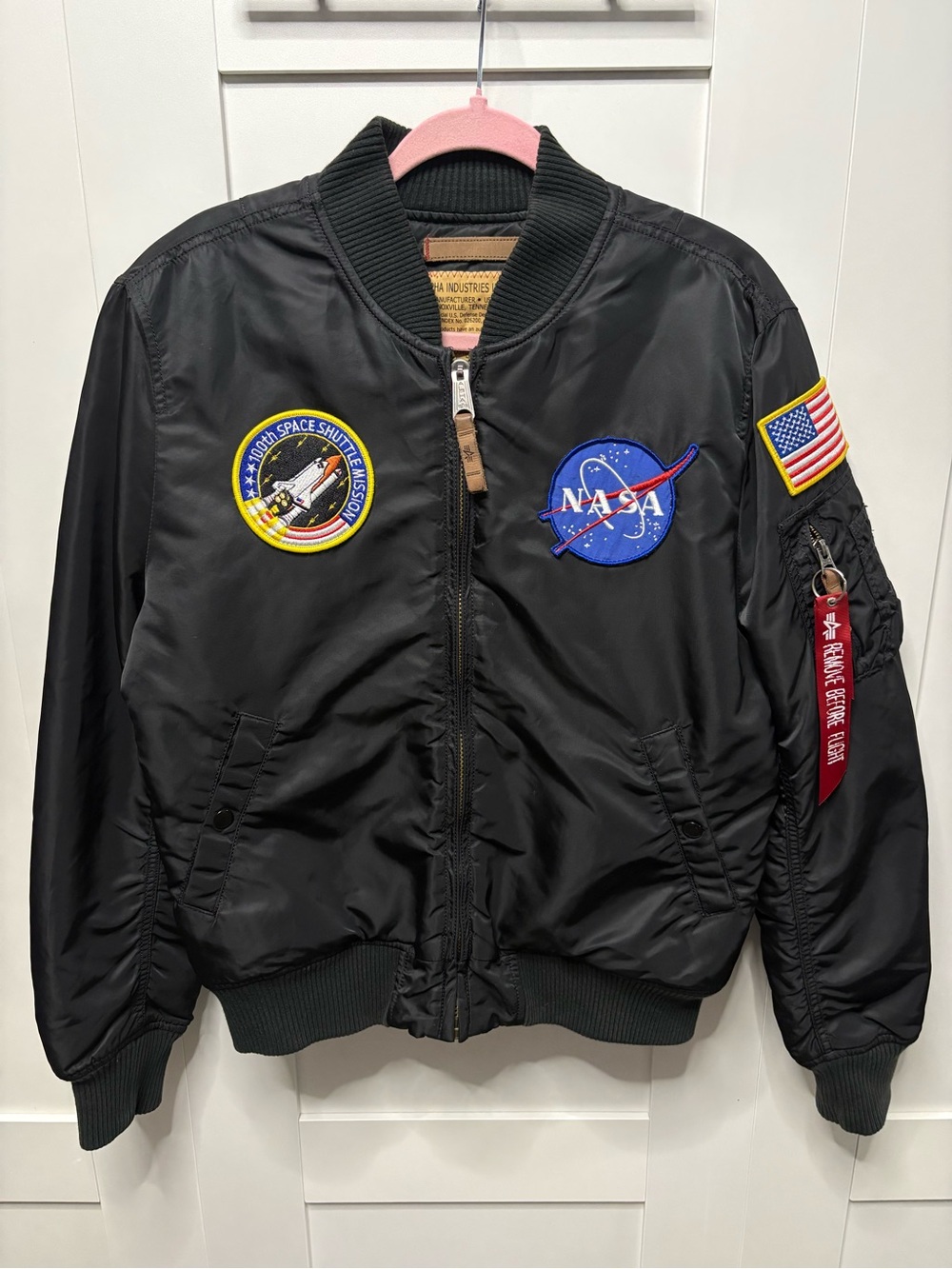 Alpha Industries MA-1 VF NASA flight jacket